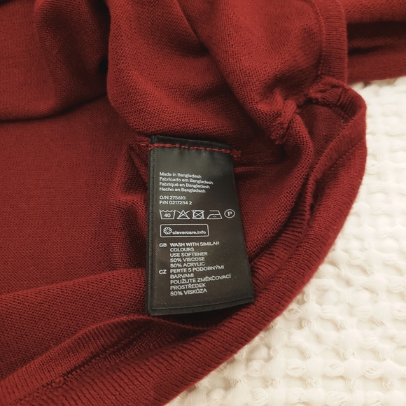 H&M Lightweight Sweater Long Sleeve Top (sz M) - Picture 5 of 6